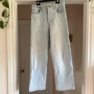Levi's high waisted straight ankle jeans size 27